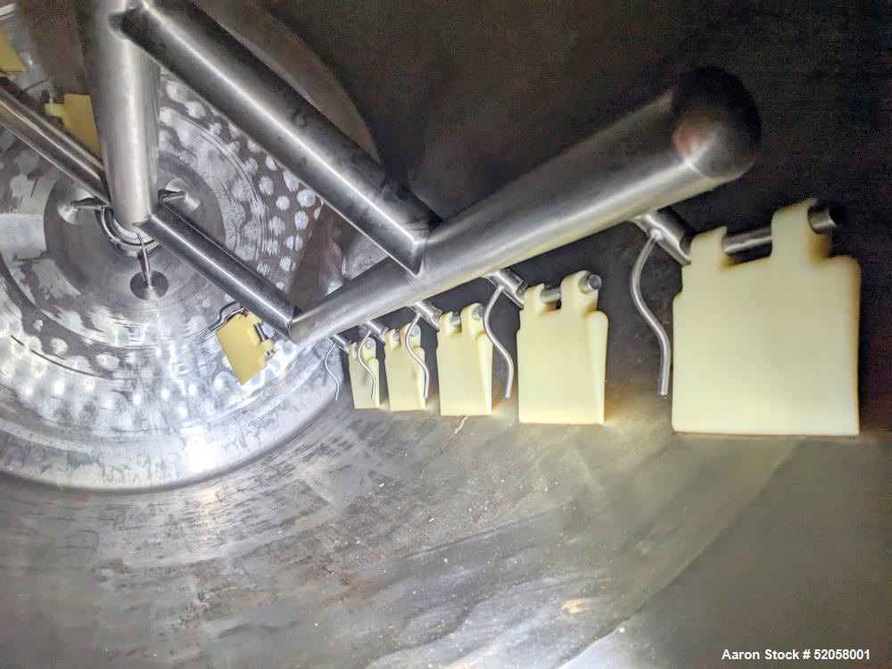 Used A&B Process Systems 500 Gallon Jacketed Tank, 304 Stainless Steel,