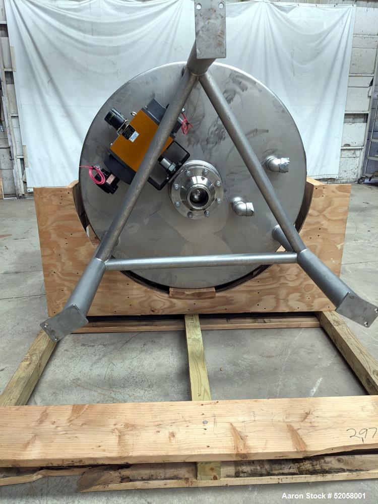 Used A&B Process Systems 500 Gallon Jacketed Tank, 304 Stainless Steel,