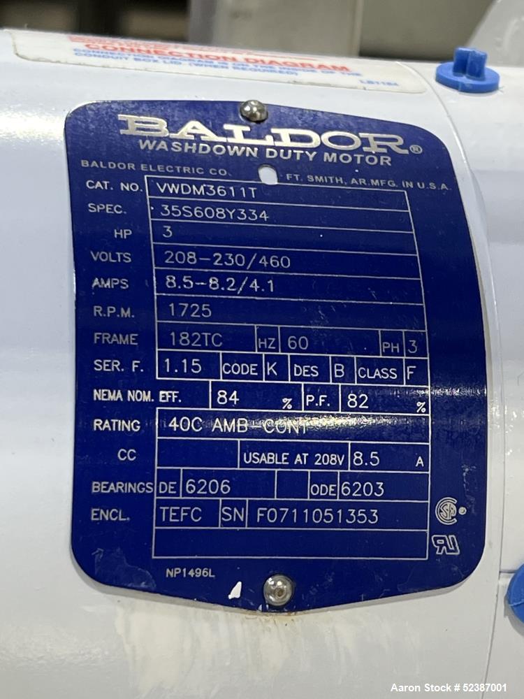 Used Crepaco Jacketed Mix Kettle, Stainless Steel, Model B, Approximately 500 Gallons. Flat top with agitator bridge and (2) 1/3 hinged covers, slight coned bottom. Approximately 60" diameter x 42" s...