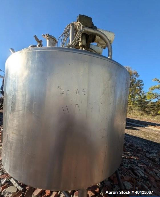 Used DCI 800 Gallon Twin Motion Kettle | 316 Stainless Steel | Jacketed | Dual Agitators | Dish Top & Bottom