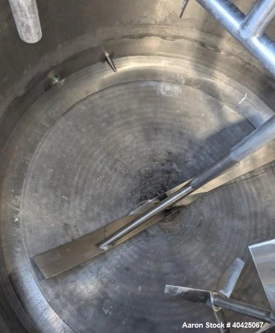 Used DCI 800 Gallon Twin Motion Kettle | 316 Stainless Steel | Jacketed | Dual Agitators | Dish Top & Bottom