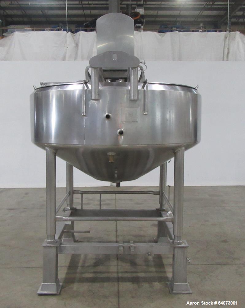 Used Feldmeier Cooker-Cooler Kettle | Model 70N40 | 642 Gal Total | 316L/304 SS | Agitator & Jacketed
