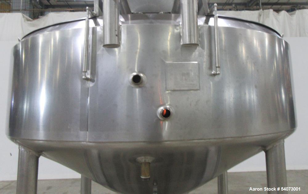 Used Feldmeier Cooker-Cooler Kettle | Model 70N40 | 642 Gal Total | 316L/304 SS | Agitator & Jacketed