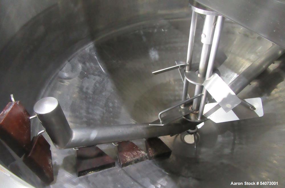 Used Feldmeier Cooker-Cooler Kettle | Model 70N40 | 642 Gal Total | 316L/304 SS | Agitator & Jacketed