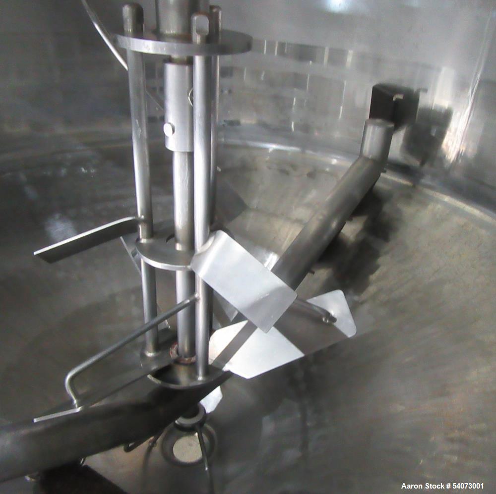 Used Feldmeier Cooker-Cooler Kettle | Model 70N40 | 642 Gal Total | 316L/304 SS | Agitator & Jacketed