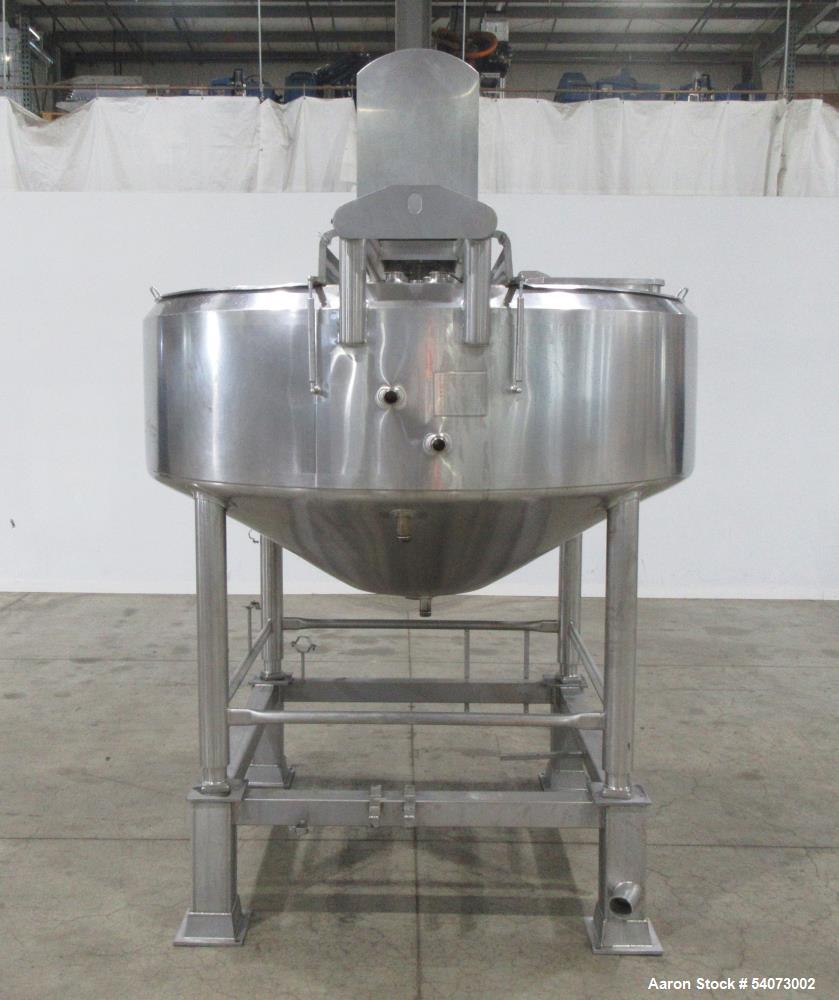 Used Feldmeier Cooker-Cooler Kettle | Model 70N40 | Agitated | 642 Gal Total | 400 Gal Working | 316L/304 SS
