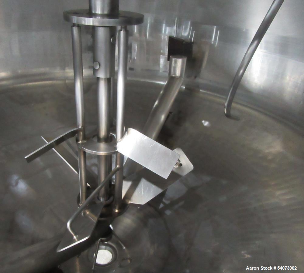 Used Feldmeier Cooker-Cooler Kettle | Model 70N40 | Agitated | 642 Gal Total | 400 Gal Working | 316L/304 SS