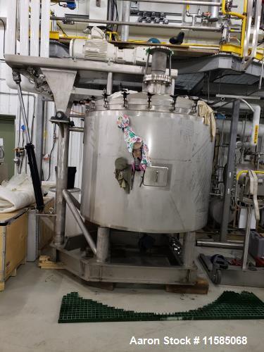 Used- Lee Industries Approximately Mixing Vacuum Kettle