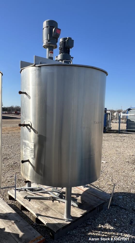 Lee Industries Model 500U7S 500 Gallon 316 Stainless Steel Agitated Kettle