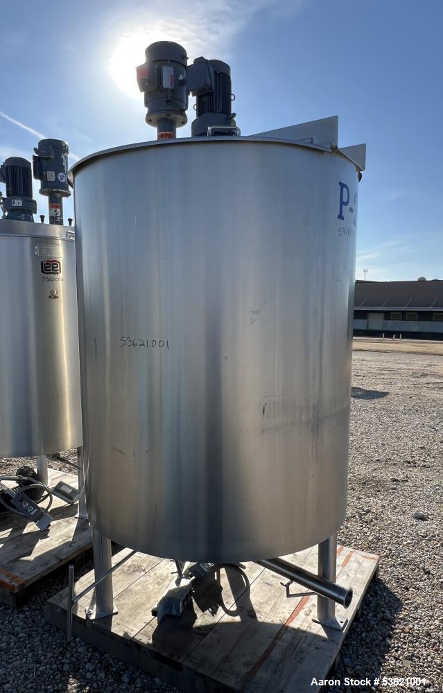 Lee Industries Model 500U7S 500 Gallon 316 Stainless Steel Agitated Kettle