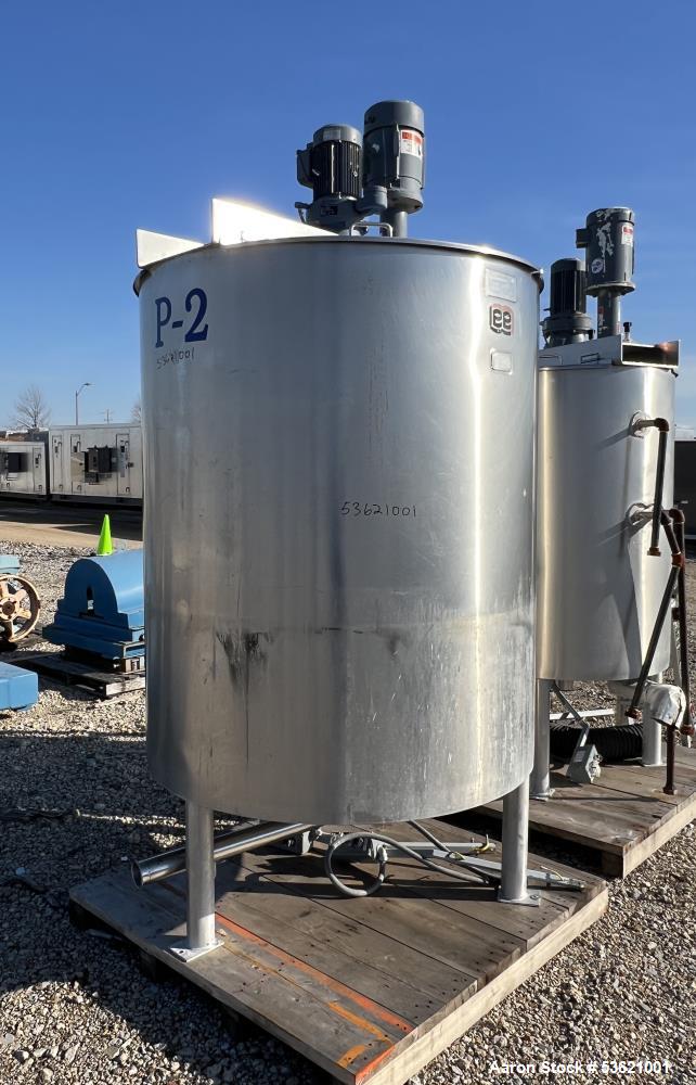Lee Industries Model 500U7S 500 Gallon 316 Stainless Steel Agitated Kettle