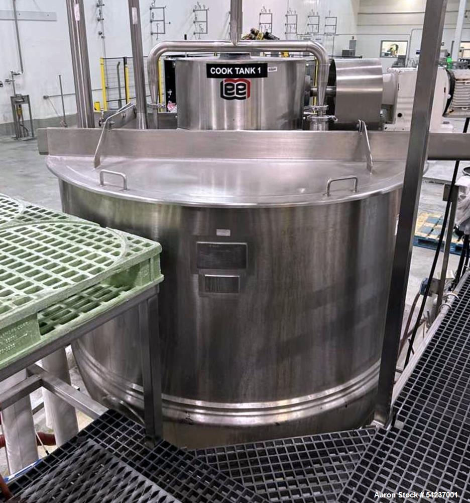 Used Lee Industries Double Motion Kettle, Model 800 D9MS, 800 Gallon Agitated Kettle, s/n 28085-1, NB # 9448, Year 2003.