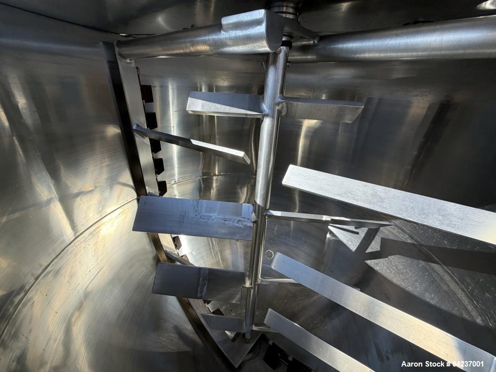 Used Lee Industries 800 Gallon Double Motion Kettle – Model 800 D9MS, 90 PSI Jac