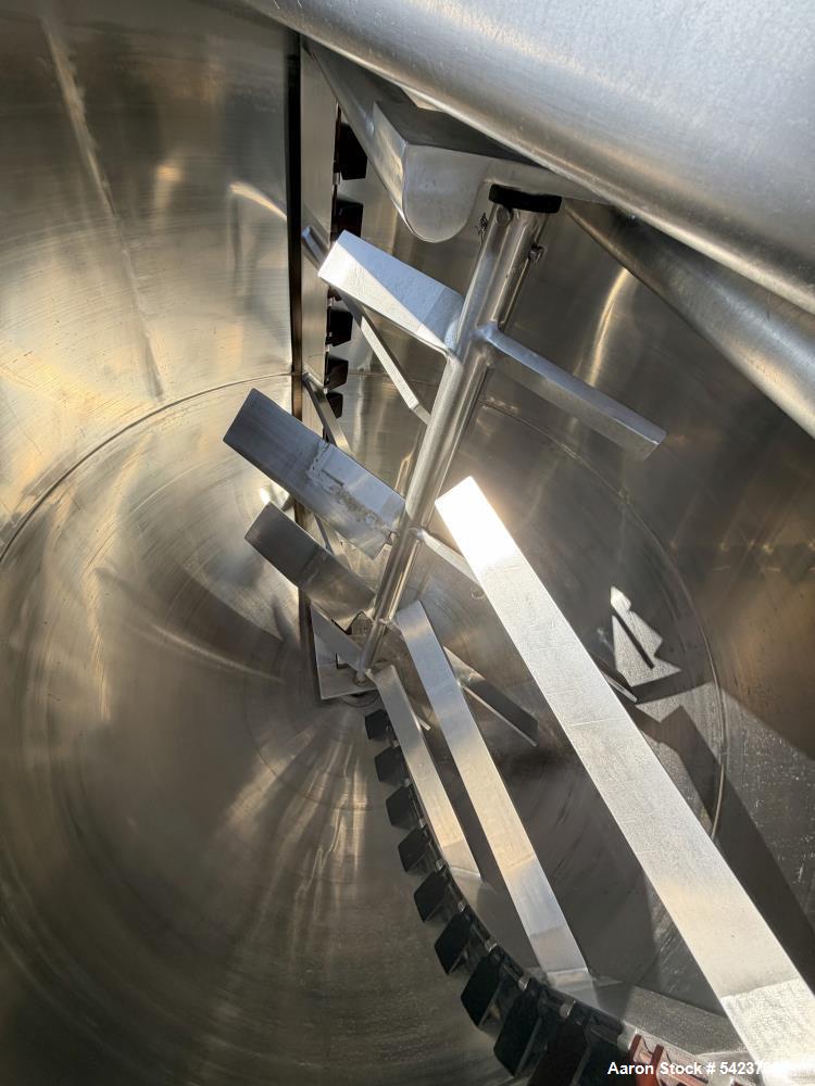 Used Lee Industries 800 Gallon Double Motion Kettle – Model 800 D9MS, 90 PSI Jac