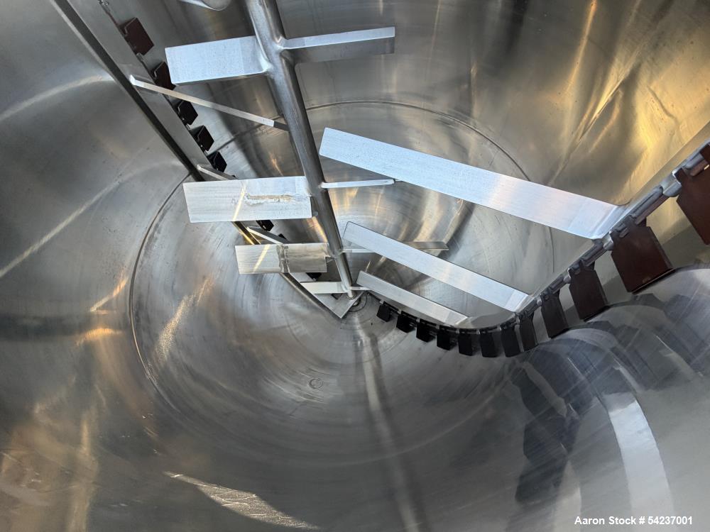 Used Lee Industries 800 Gallon Double Motion Kettle – Model 800 D9MS, 90 PSI Jac