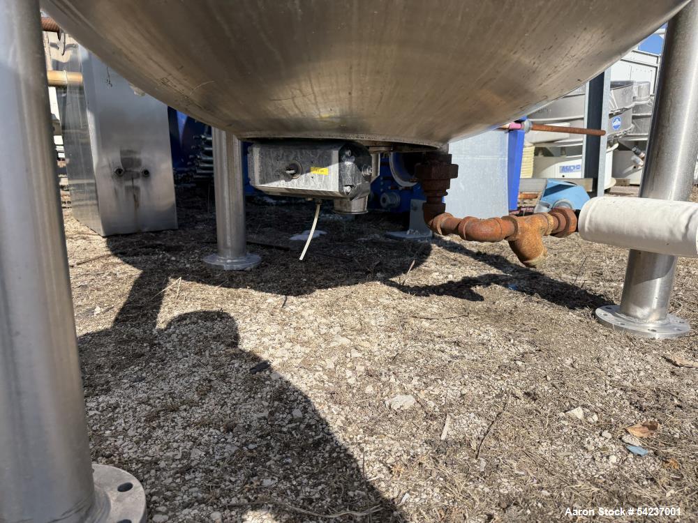 Used Lee Industries 800 Gallon Double Motion Kettle – Model 800 D9MS, 90 PSI Jac