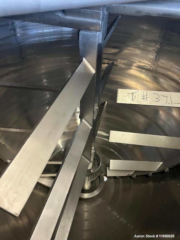 Used Lee Trimix Turboshear 600 Gallon Jacketed Mixing Kettle – Triple Motion Scraper & Homogenizer System