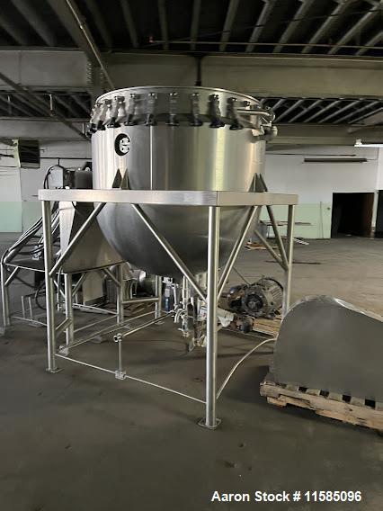 Used-Approximately 500 Gallon Triple Motion T316 Stainless Steel Sanitary Kettle