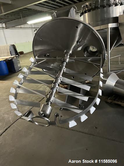 Used Approximately 500 Gallon Triple Motion T316 Stainless Steel Sanitary Kettle