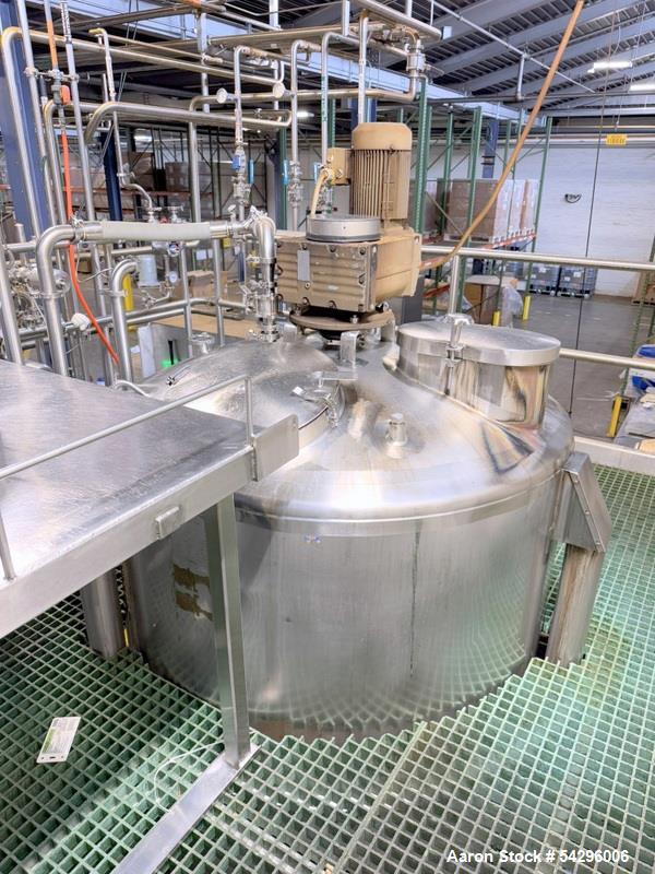 800 Gallon Walker Stainless Steel Jacketed Processing Kettle