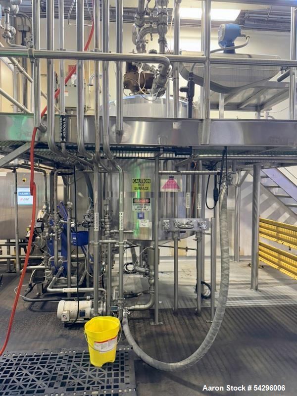 800 Gallon Walker Stainless Steel Jacketed Processing Kettle