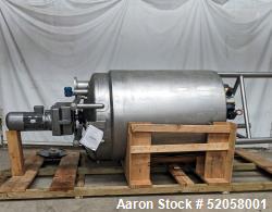 Used- A&B Process Systems 500 Gallon Jacketed Tank, 304 Stainless Steel,