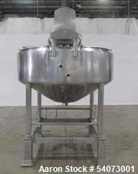 Used Feldmeier Cooker-Cooler Kettle | Model 70N40 | 642 Gal Total | 316L/304 SS | Agitator & Jacketed