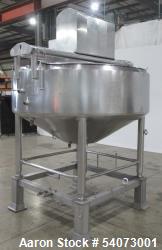 Used Feldmeier Cooker-Cooler Kettle | Model 70N40 | 642 Gal Total | 316L/304 SS | Agitator & Jacketed