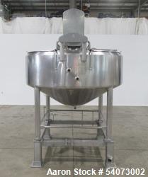 Used Feldmeier Cooker-Cooler Kettle | Model 70N40 | Agitated | 642 Gal Total | 400 Gal Working | 316L/304 SS