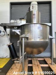 Used Lee Trimix Turboshear 600 Gallon Jacketed Mixing Kettle – Triple Motion Scraper & Homogenizer System