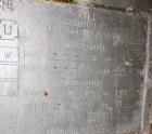 Used A&B Process Systems 500 Gallon Jacketed Tank, 304 Stainless Steel,