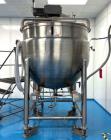 Used- 500 Gallon Sanitary, Self Contained Jacketed Mixing Kettle with Sweep/Scra