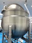 Used- 500 Gallon Sanitary, Self Contained Jacketed Mixing Kettle with Sweep/Scra