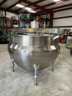 Used Hamilton. Double Motion 500 Gallon Stainless Steel Mixing Kettle