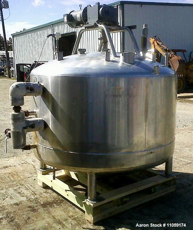 Used 500 Gallon Mueller Jacketed Mixing Kettle/T