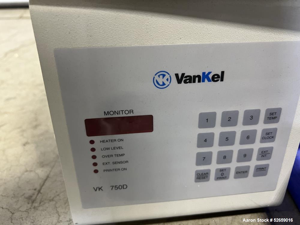 Used- VanKel Lab Equipment, Model 10-0700. VK 7010 apparatus set up for  8 (4+4) spindles, (8) 3-1/2" diameter vessels (requ...