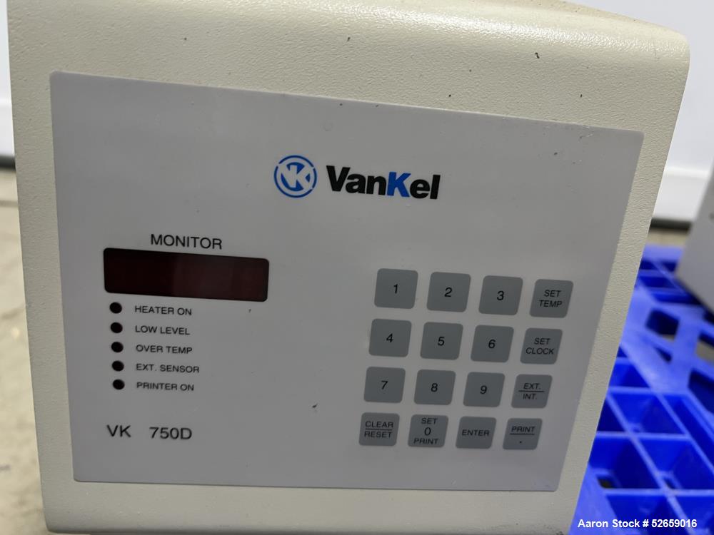 Used- VanKel Lab Equipment, Model 10-0700. VK 7010 apparatus set up for  8 (4+4) spindles, (8) 3-1/2" diameter vessels (requ...