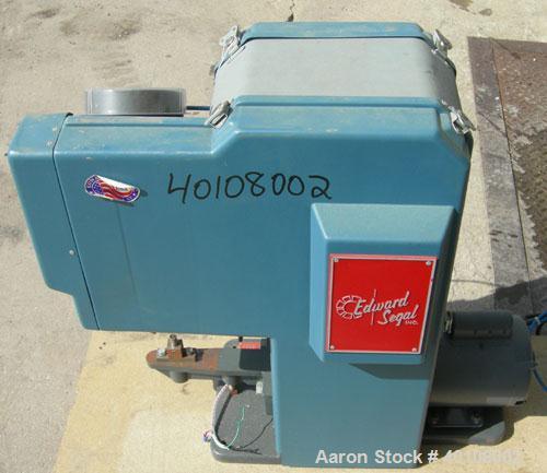 Used:Edward Segal  Inc. Eyelet, and Grommet attaching machine, model 2R83. Includes a feed hopper with raceway.Double Revolution Machine For Applications That Require A Separate Hole Punching Cycle. ...