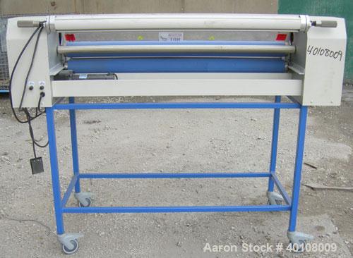 Used:  Ledco Inc. Signmaster 44" Hot Roll Laminator/Mounter.  Maximum laminating width 44", variable speed 1-25 feet per minute, laminating roll diameter 3", roll core size 3", film thickness 1 mil a...