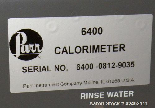 Used- Parr 6400 Bomb Calorimeter