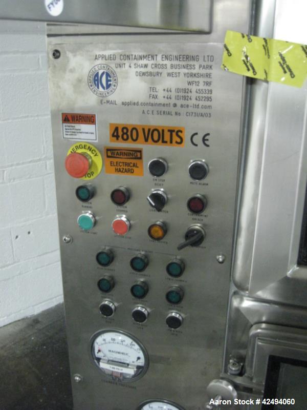 UsedApplied Containment isolator with drum loadi