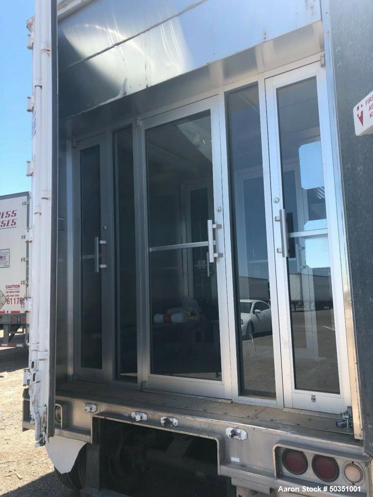 Used Cleanroom Class 10 200+ SF Portable Cleanroom Mobile Trailer.