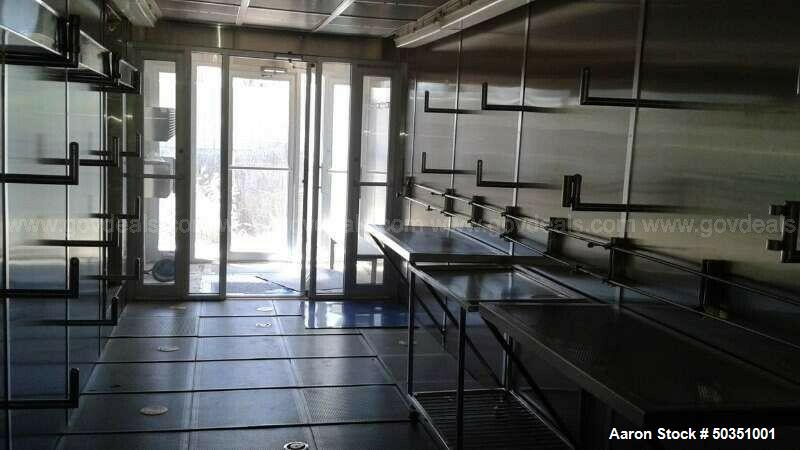 Used Cleanroom Class 10 200+ SF Portable Cleanroom Mobile Trailer.