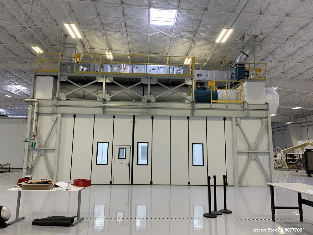 Used Morehead Industrial Services Recirculating Cross Draft Paint Booth