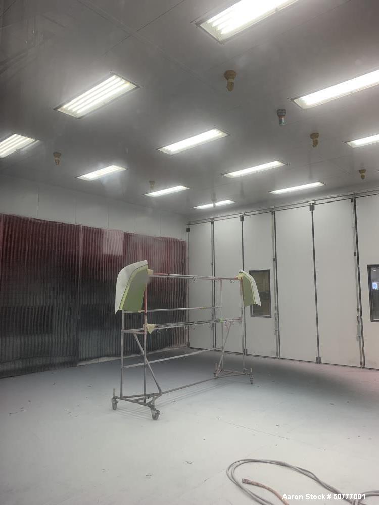Used Morehead Industrial Services Recirculating Cross Draft Paint Booth