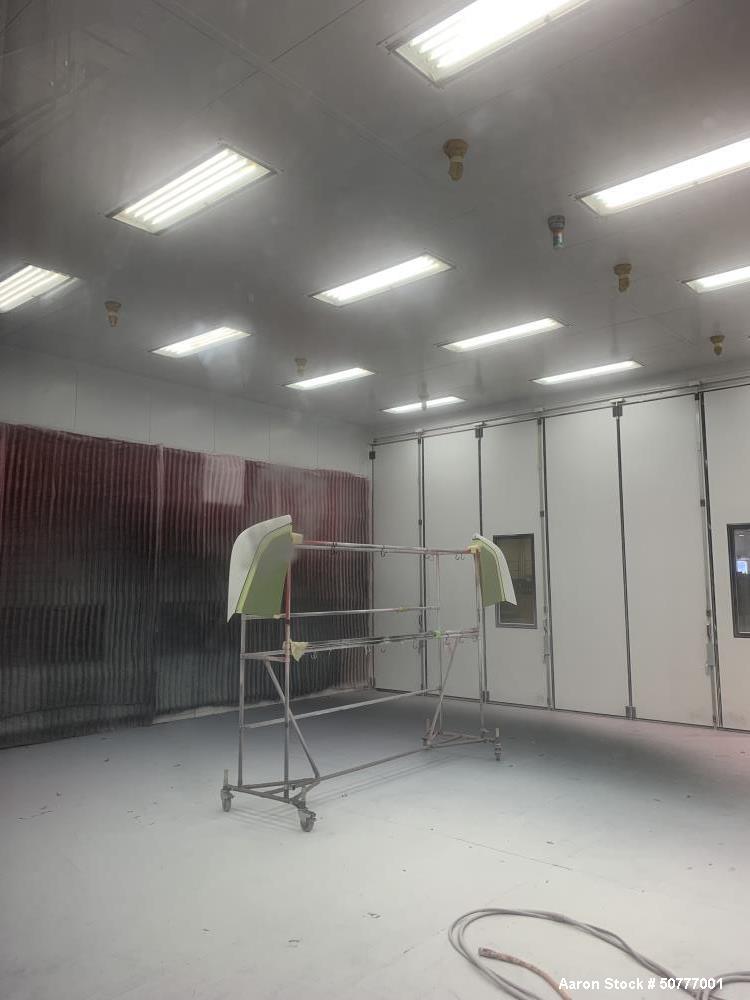 Used- Morehead Industrial Services Recirculating Cross Draft Paint Booth