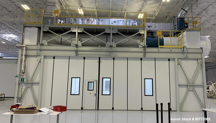 Used Morehead Industrial Services Recirculating Cross Draft Paint Booth