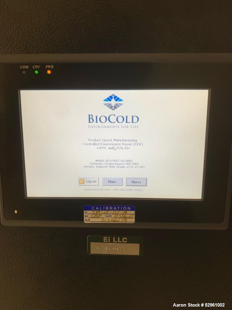 Used BioCold Environmental Walk-in Chamber Room