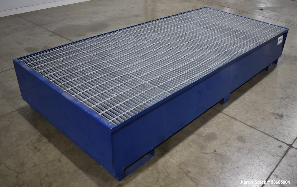 Industrial 2-Tote Spill Containment Pallet – 500-Gallon Sump Capacity