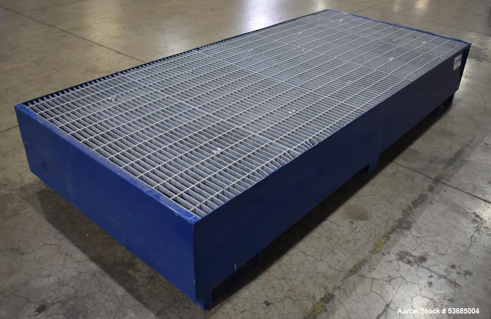 Industrial 2-Tote Spill Containment Pallet – 500-Gallon Sump Capacity